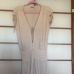 Khush beige romper shorts